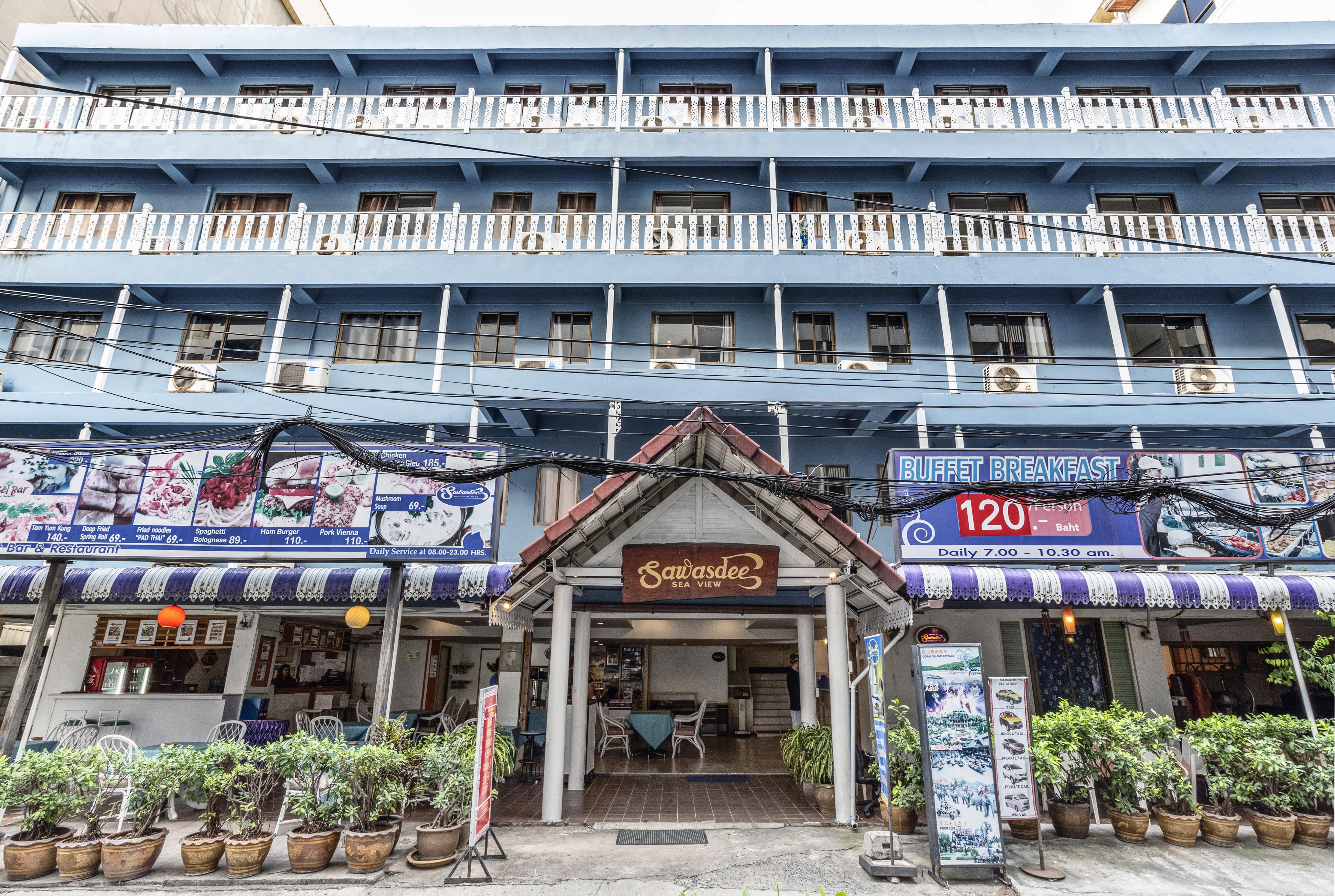 Hôtel Sawasdee Sea View à Pattaya Extérieur photo